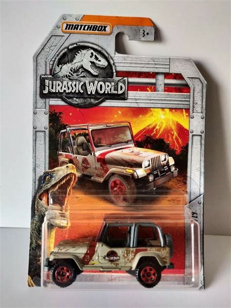 Jurassic Park Jeep Matchbox Parks Theme