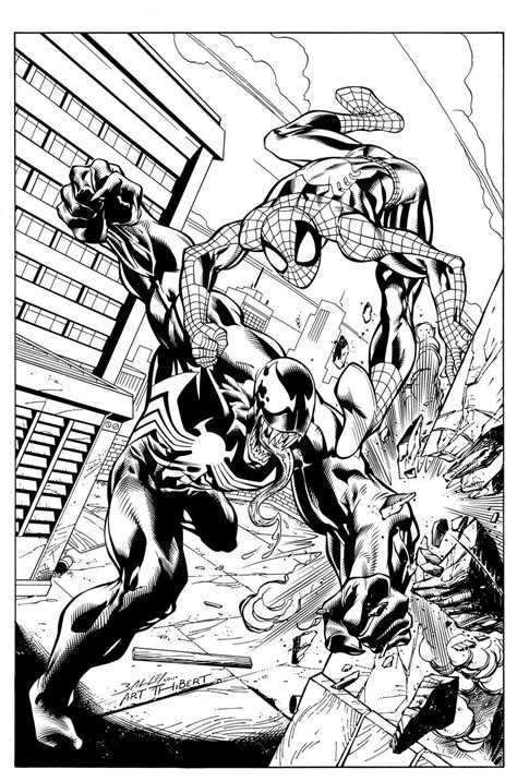 Spider Man Conmission Mark Bagley Spiderman Comic Spiderman