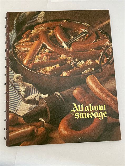 Vintage Cookbook All About Sausage 1973 Oscar Meyer Etsy