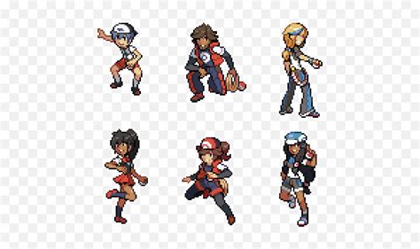 Fan Made Pokemon Trainer Sprites Sante Blog