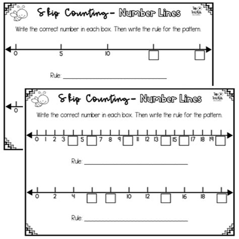 Skip Counting Number Lines Top Teacher