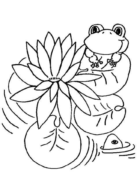Frogs To Color For Children Frogs Kids Coloring Pages