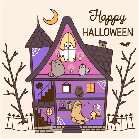 Download Pusheen Halloween By Matthewlopez Pusheen House