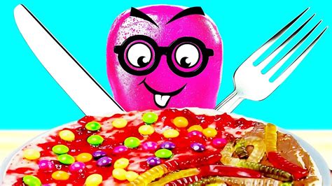 CUISINE EN FOLIE Sam Le Slime Prépare une pizza - YouTube