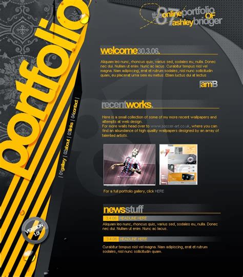 contoh portofolio design graphic Portofolio kerja kerajaan lamaran