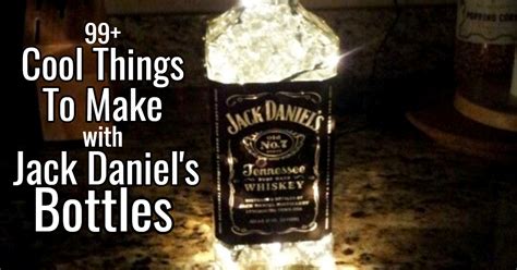 Jack Daniels Bottle Crafts 99 Diy Whiskey Bottle Crafts