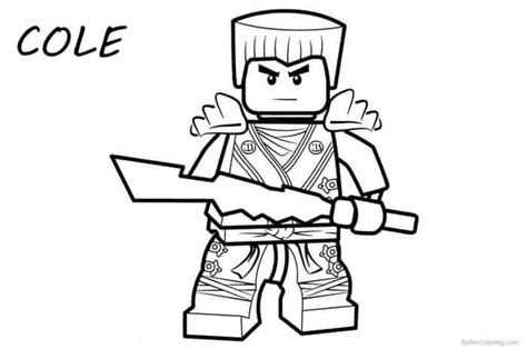 Zack and cody's mom is the headlining singer at the hotel and part. Ninjago Coloring Pages Cole in 2020 | Ninjago coloring ...