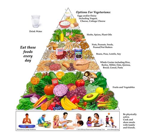 Food Pyramid Impressed Ring