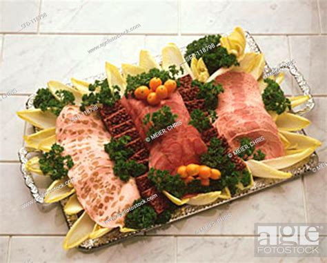 Assorted Deli Meats Stock Photo Picture And Rights Managed Image Pic