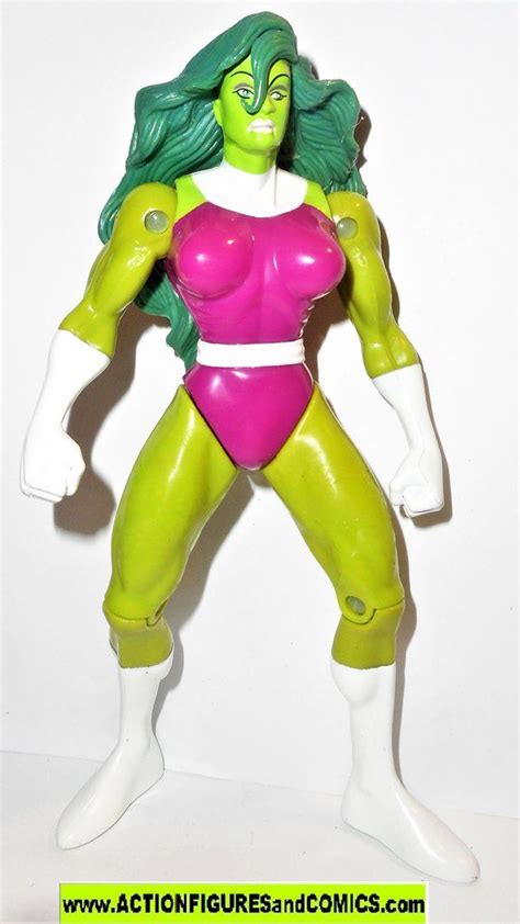 Hulk Toy biz SHE-HULK 7 inch 1996 marvel universe toybiz complete