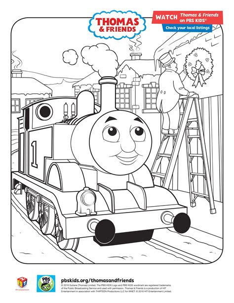 Printable Thomas And Friends Coloring Pages
