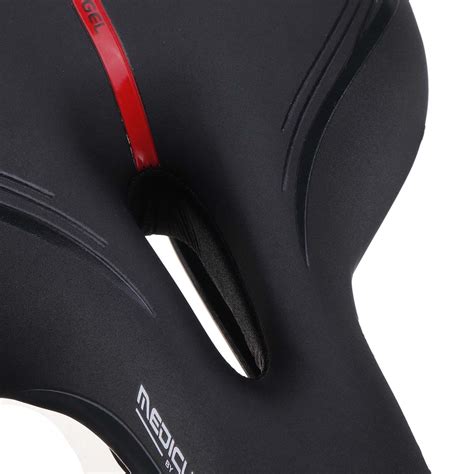 Sgodde Bicycle Saddle Memory Foam Soft Dual Shock Absorbing Breathable
