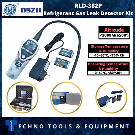 Dszh Rld 382p Refrigerant Leak Detectors Kit Techno Tools And Equipment