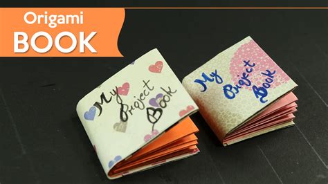 Small Origami Book Easy And Diy Origami Paper Craft 4 Gen Crafts