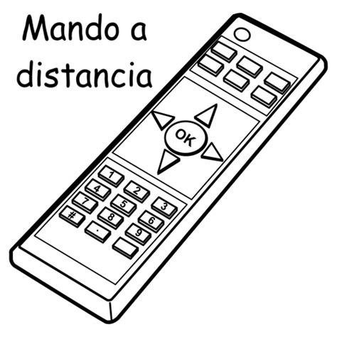 為孩子們的著色頁: Remote control in spanish free coloring pages