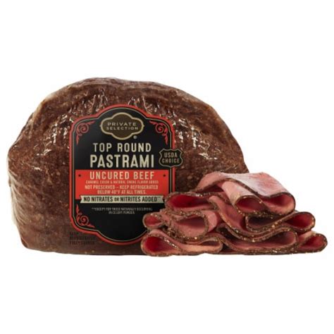 Private Selection™ Top Round Beef Pastrami Fresh Sliced Deli Meat 1 Lb