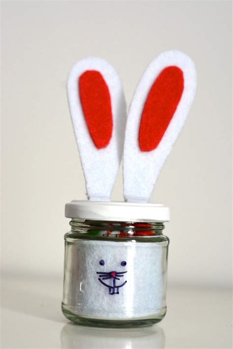 Petits pots lapins pour jolis cadeaux DIY Pâques Paques Diy paques Cadeau diy