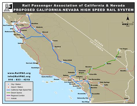 Amtrak California Map