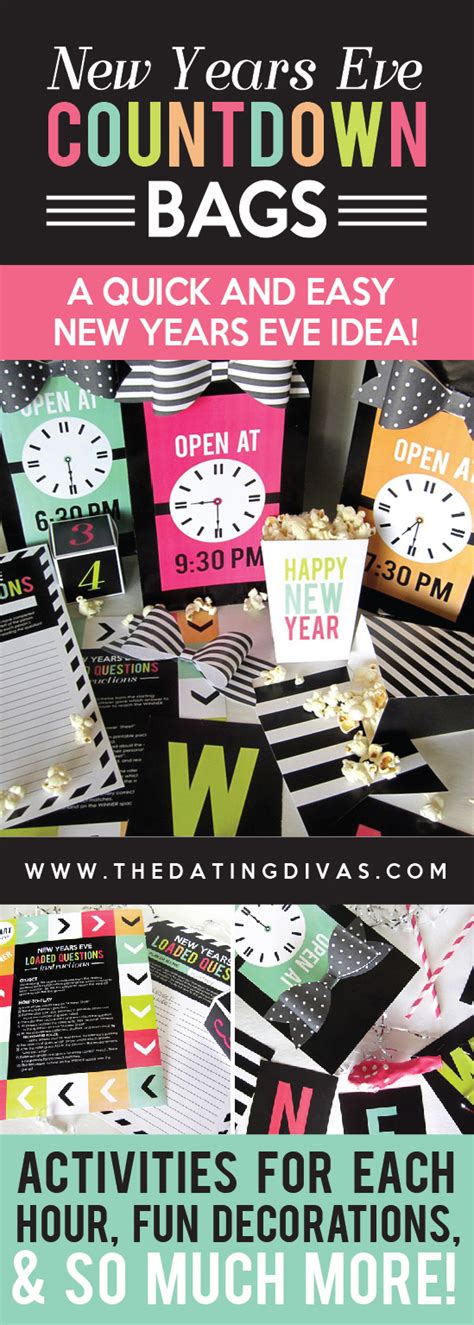 New Years Eve Countdown Bags