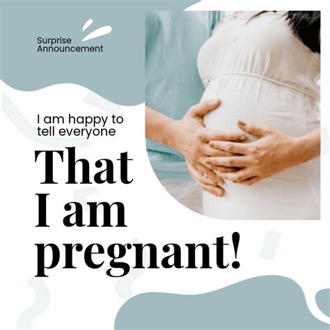 Free Surprise Pregnancy Announcement Templates Examples Edit Online