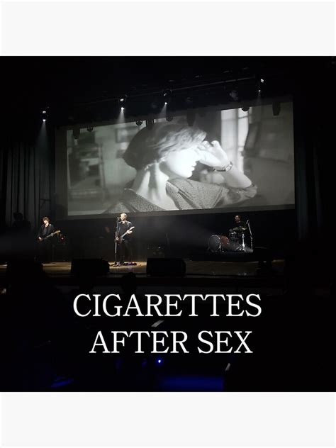 cigarettes after sex concert sticker for sale by allegrocreative redbubble