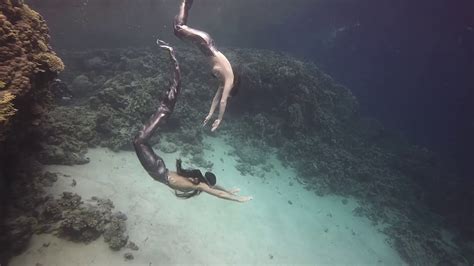 Mermaid And Freediving Underwater Video Youtube