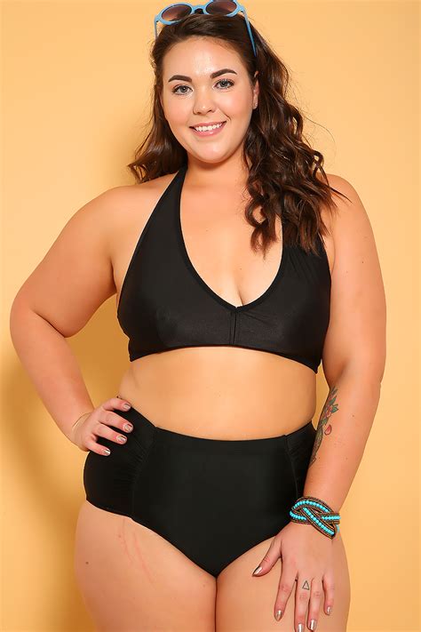 Sexy Black Printed Cutout Plus Size One Piece Swimsuit Women Of Edm