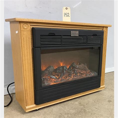 Heat Surge Amish Made Electric Fireplace Teel Auctions
