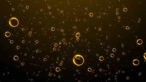 Gold Bubbles Background Stock Footage Video Shutterstock