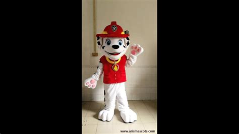 Adult Cartoon Character Paw Patrol Marshall Mascot Costume For Sale