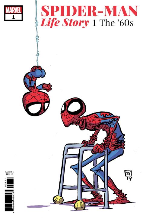 Spider Man Life Story 1 Cover B Variant Skottie Young Cover