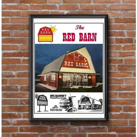 Missing mapbox gl js css. The Red Barn Family Restaurant Tribute Advertising Poster ...