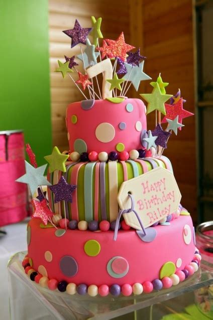 Rileys 7th Birthday Cake 7th Birthday Cakes Cake Cute Cakes