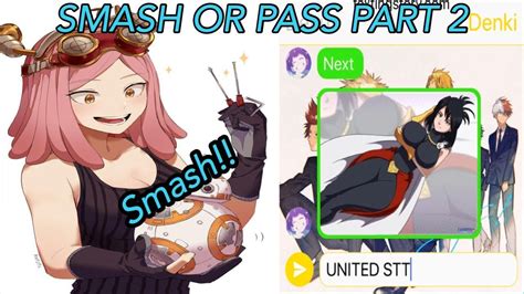 My Hero Academia Group Chat Smash Or Pass Part 2 Youtube