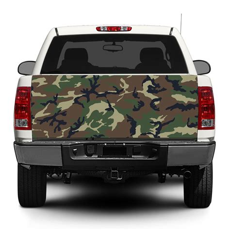 Camouflage Camo Military Tailgate Decal Sticker Wrap Pick Up Truck Suv Car