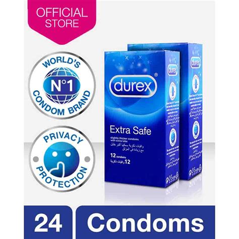 Buy Durex Extra Safe Slightly Thicker 12x2 Condoms Bundle Pack At Best
