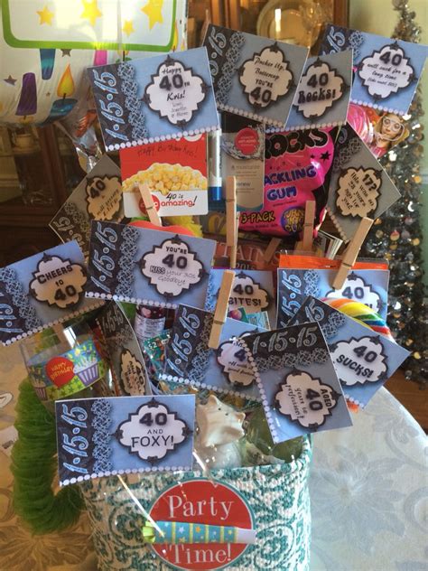 Looking for the ideal 40th birthday gifts? 40th birthday gift basket | 40th birthday gifts, Birthday ...