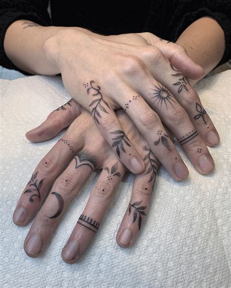 Tattoodo On Instagram “fine Finger Adornments By Bhurricane In