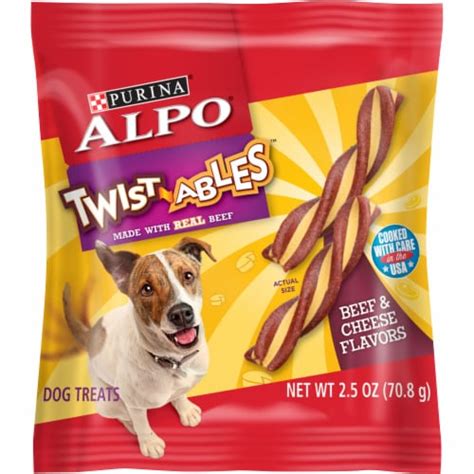 Alpo Twist Ables Beef And Cheese Flavor Dog Treats 5 Ct 25 Oz Food