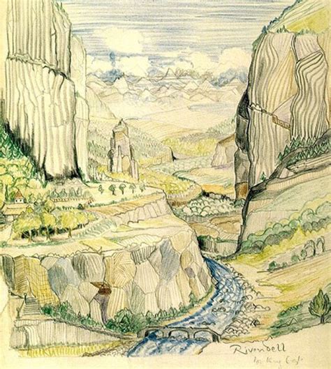 Top 16 Des Illustrations De J R R Tolkien La Terre Du Milieu Et Les