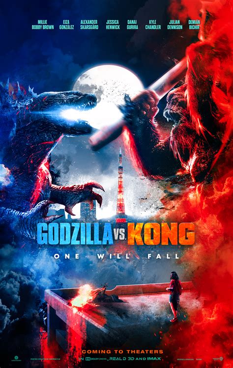 In theaters and streaming exclusively on @hbomax* march 31. GODZILLA VS KONG Poster VS 4K (Fan Made)