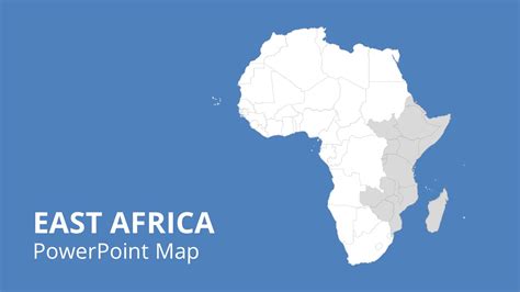 Editable Map Of Africa Customizable Africa Powerpoint Map Largest