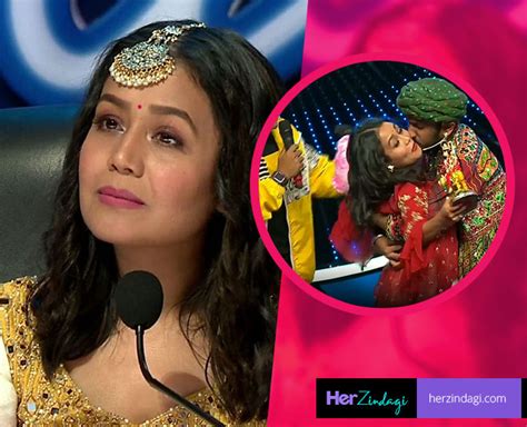 Indian Idol 11 Neha Kakkar Kissed Forcefully By Contestant Indian