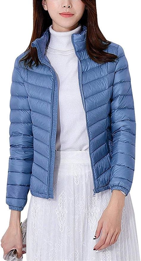Down Jacket Womens Quilted Jacket Ultra Down Light Coat Fashion Brands