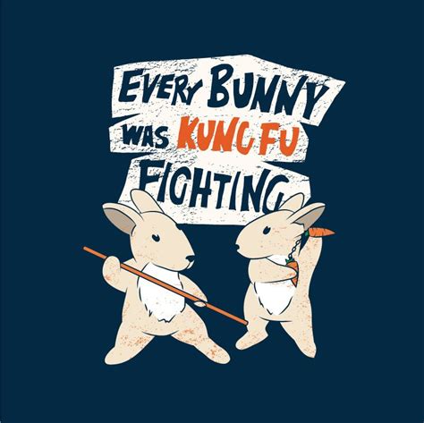 Kung Fu Bunnies Shirt Wear Viral Kung Fu Fighting Song Kung Fu