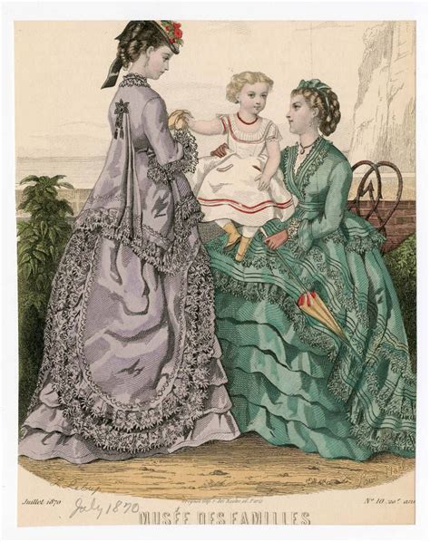 Women 1870 Plate 123 Fashion Plates 1870s Fashion Victorian Fashion