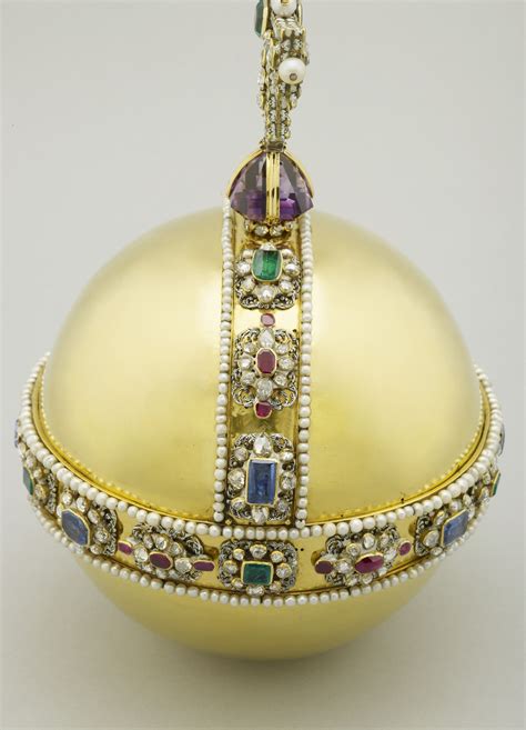 The Sovereigns Orb Royal Collection Trust 1661 Gold Sapphires