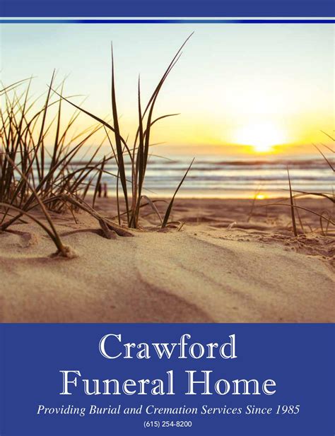 Calaméo Crawford Mortuary And Crematory 2nd Edition