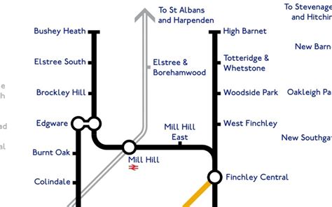 Northern Line Tube Map Map Of The World