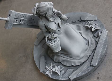 Final Fantasy Remake Aerith Version D Model D Printable CGTrader